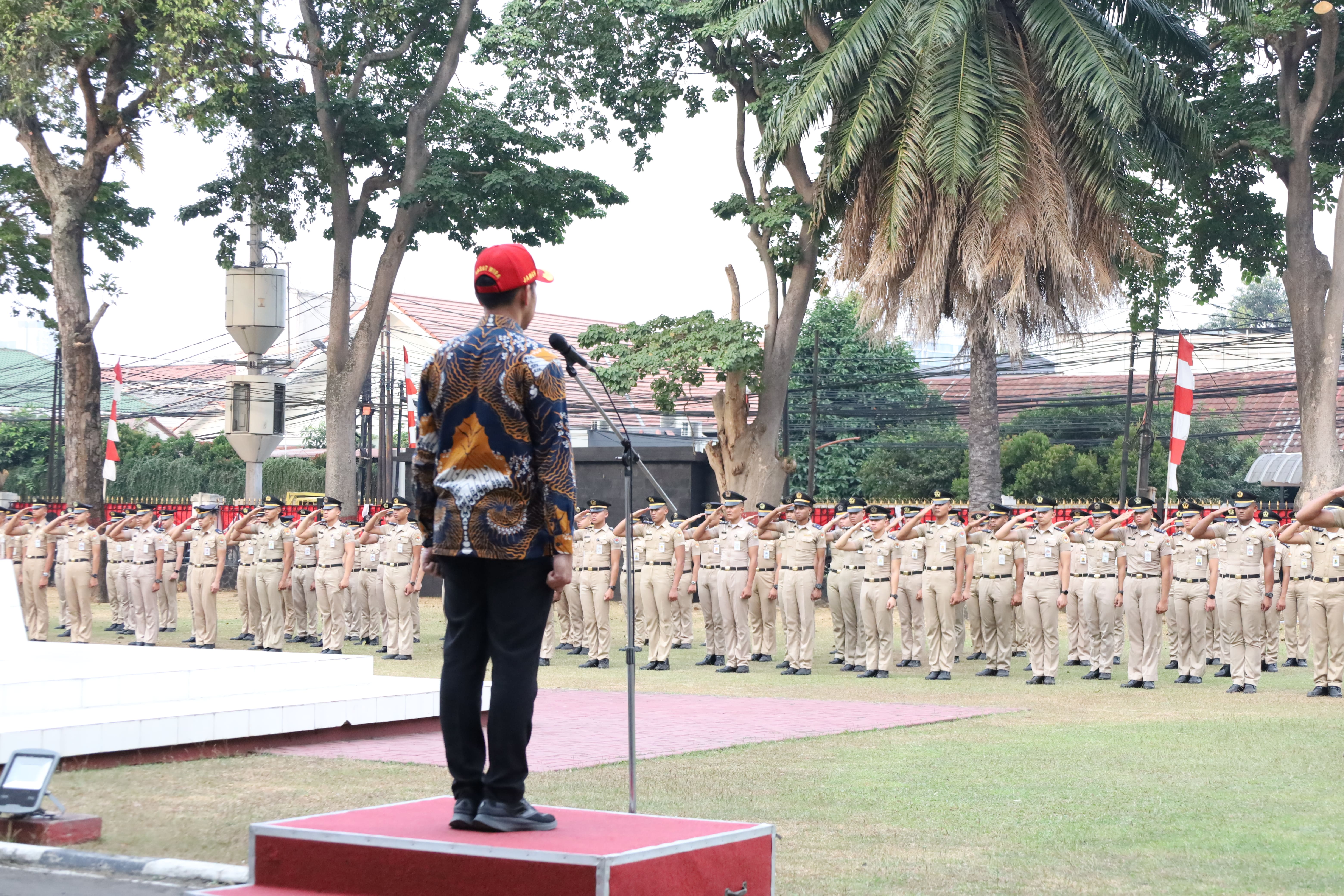 Apel Kedatangan Praja IPDN Angkatan XXXV di Kampus Jakarta (2026)
