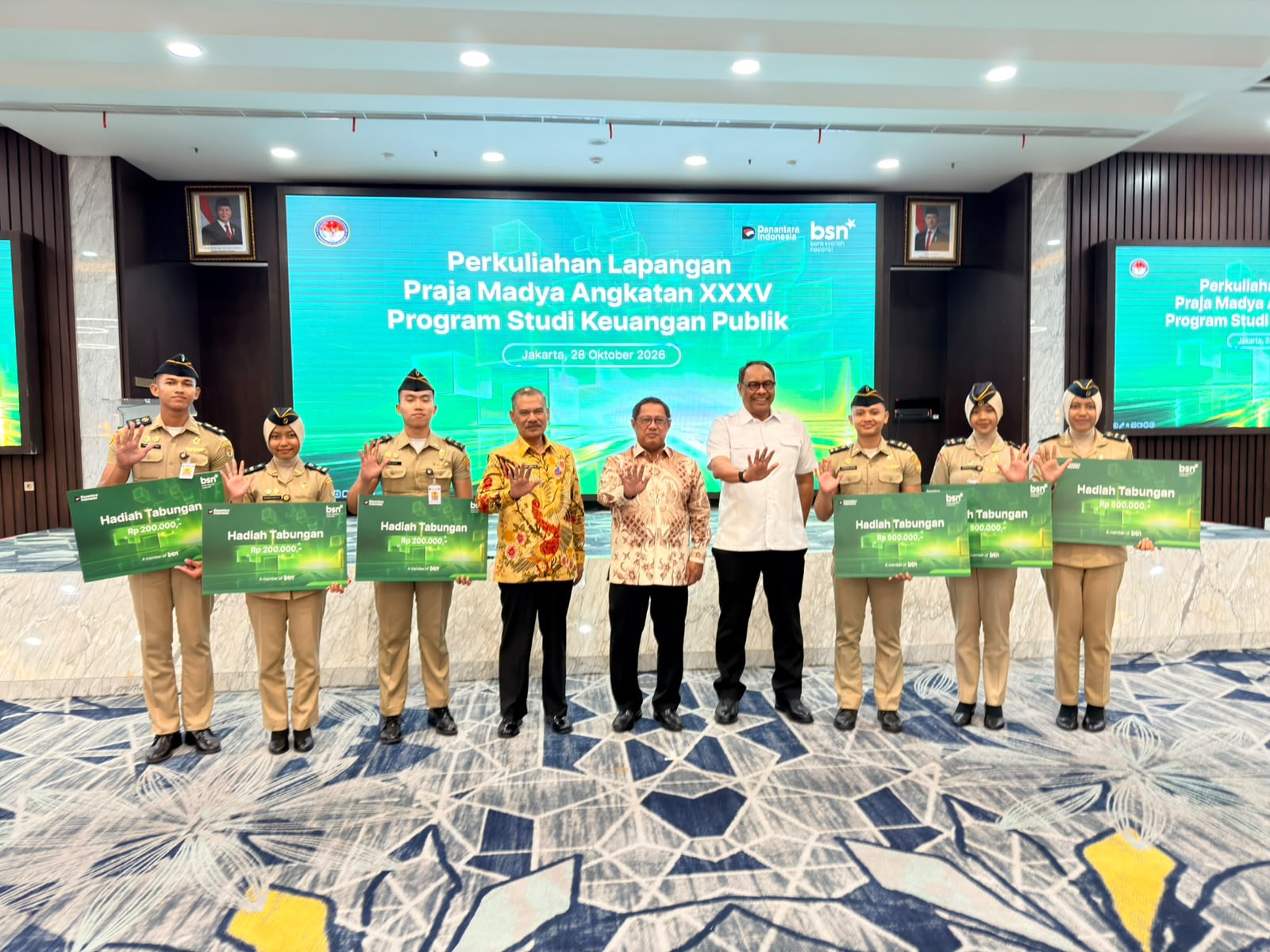 Praja Madya Angkatan XXXV IPDN Kampus Jakarta Laksanakan Studi Perspektif ke BP BUMD DKI Jakarta dan BSN